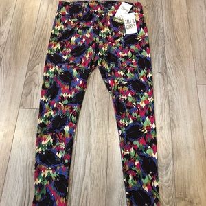 LuLaRoe Disney Halloween Collection Maleficent Tall & Curvy Adult Leggings